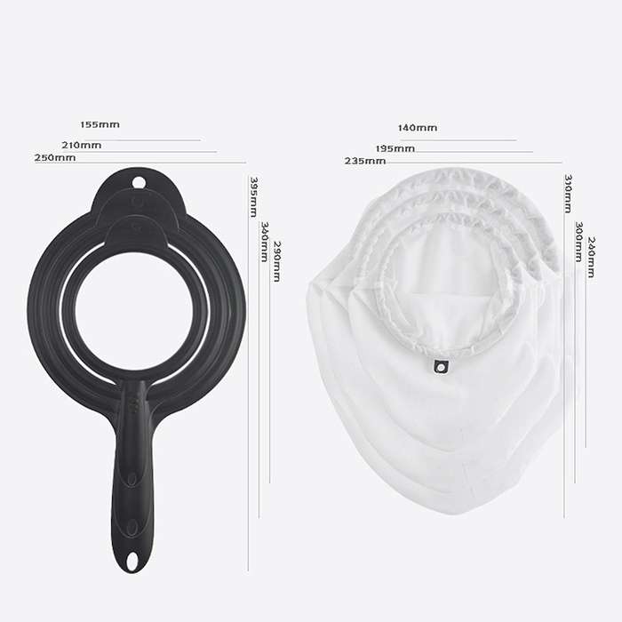 3pcs Coffee Cloth Pour Over Coffee Dripper Filter Cloth (3 Sizes)