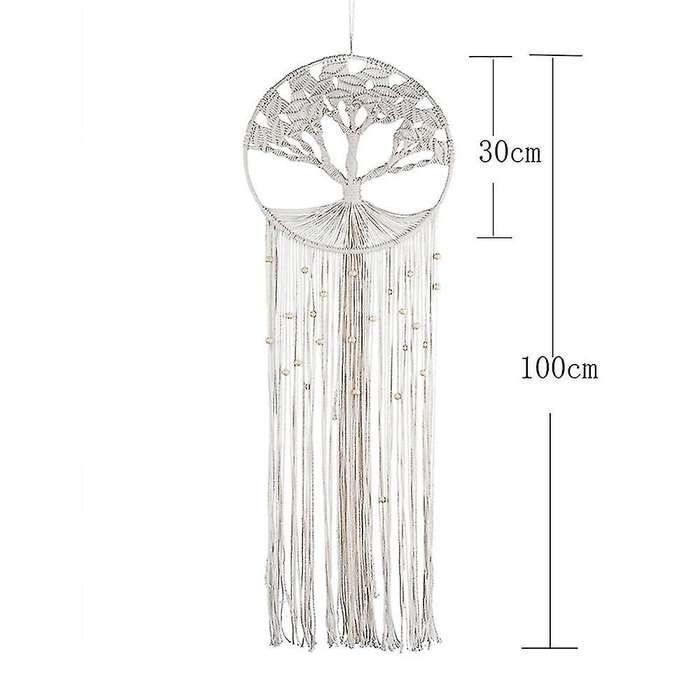 Dream Catcher Macrame Wall Hanging Woven Tree Wall Art Decoration