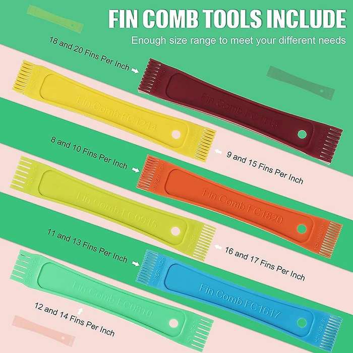 4pcs Air Conditioner Fin Cleaner Set