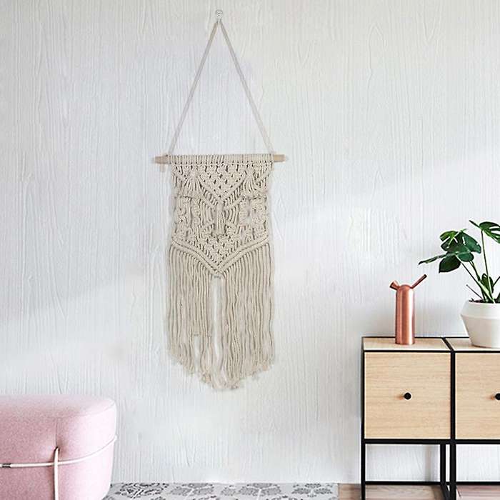 Macrame Wall Hanging Hand Woven Boho Tapestry for Home Decoration
