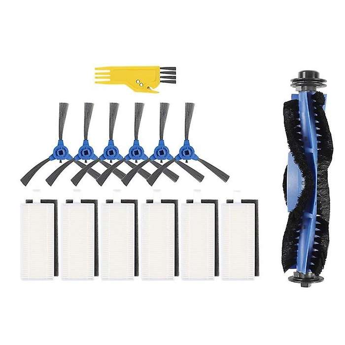 Replacement Roller Brush Side Brush Hepa Filters Compatible for Eufy