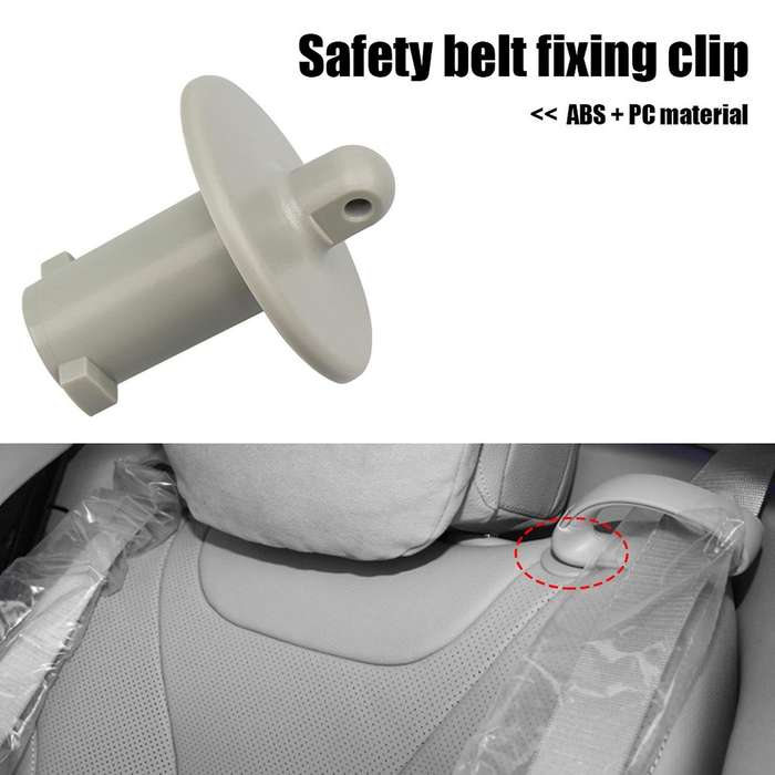 Rear Seat Belt Guide Fixing Tie Buckle for Benz S-class W222 Black