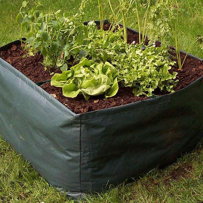 2x 4 Divided Grids Planting Grow Pot for Suitable Planting Vegetables