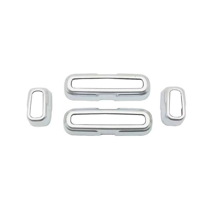 Car Seats Adjustment Switch Knob Control Cover Trim Interior Silver