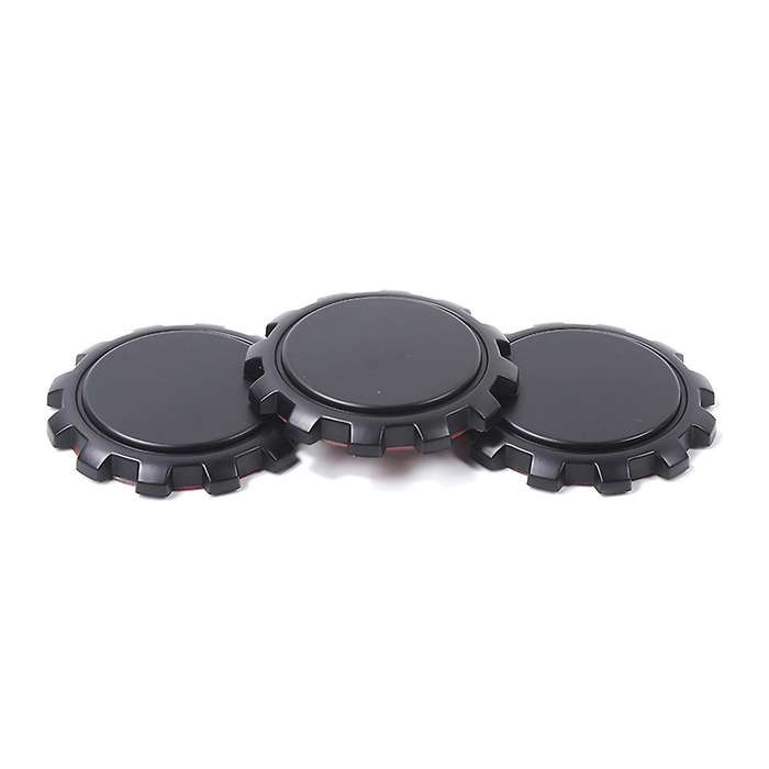 Door Lock Cover Trim for Jeep Wrangler Tj Jk Jku Jl, Abs Matte Black