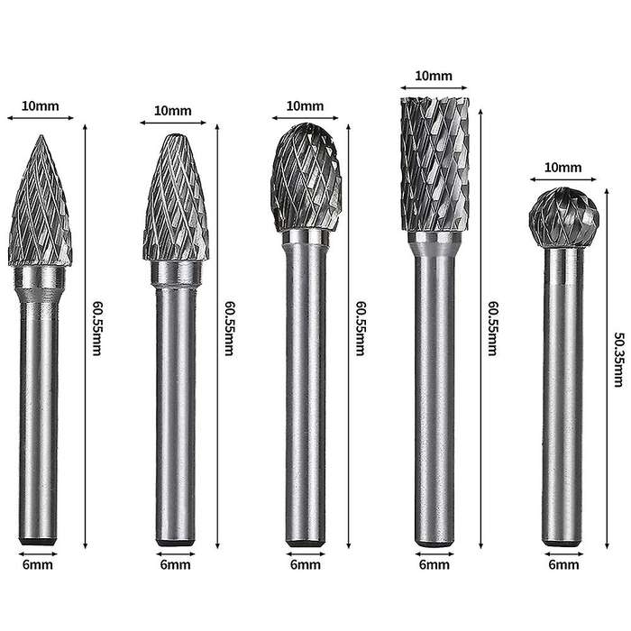 5 Pieces Of 1/4 Inch (approximately 0.6 Cm) Handle Diameter, Tool