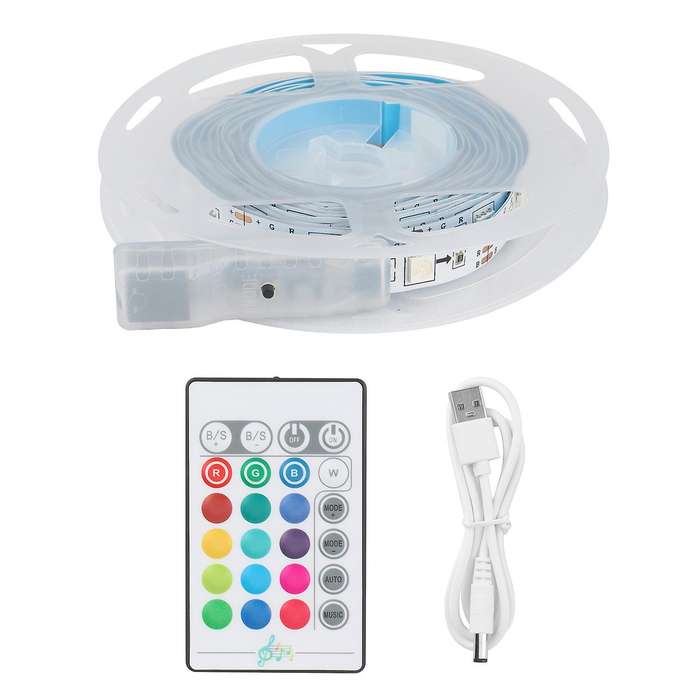 Usb Power Led Strip Light 5050 Rgb App Remote Control Light Tape
