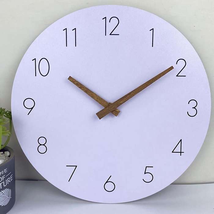 Wall Clock - Silent Non-ticking 12 Inch Wall Clocks Battery Operated