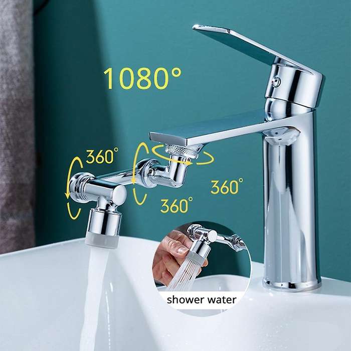 1080 Degree Rotation Splash Filter Extend Adapter Faucets,dual-mode