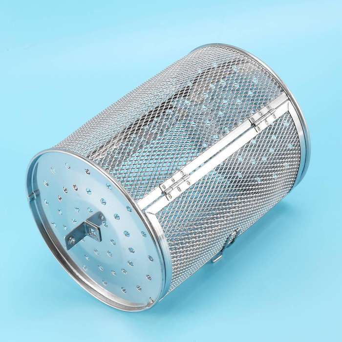 14x18cm Stainless Steel Roast Basket for Bbq Grill Bakeware Tool