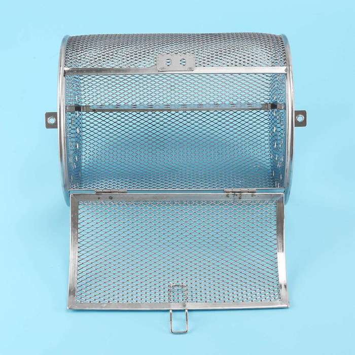 14x18cm Stainless Steel Roast Basket for Bbq Grill Bakeware Tool