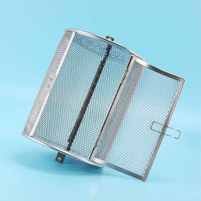14x18cm Stainless Steel Roast Basket for Bbq Grill Bakeware Tool