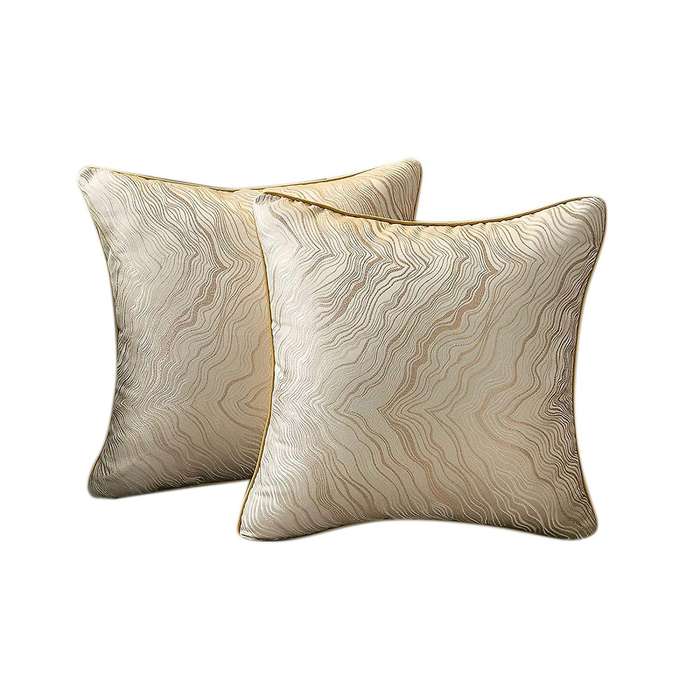 2pcs Decorative Throw Pillow Covers Set Square Case 45 X 45 Cm