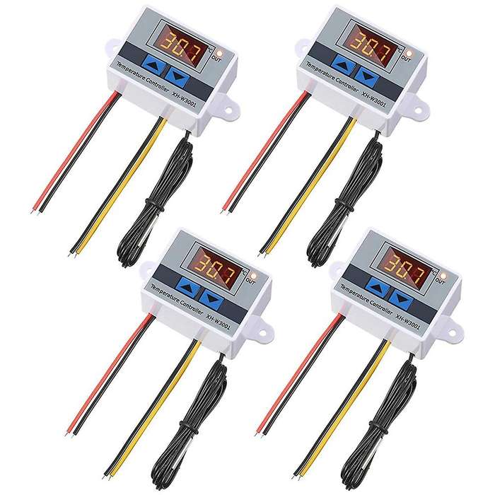 4pc Xh-w3001 Digital Temperature Controller Module Thermostat Switch