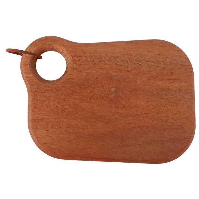 Simple Ebony Wood Cutting Board Kitchen Household Cutting Board, S