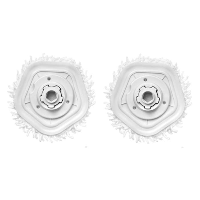 2pcs Detachable Washable Mop Cloth Holder Replacement Parts