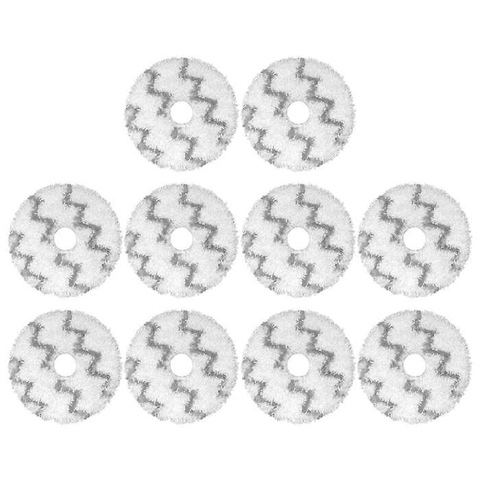 10pcs Mop Cloths Rag for Xiaomi Roidmi Self-cleaning Emptying Robot