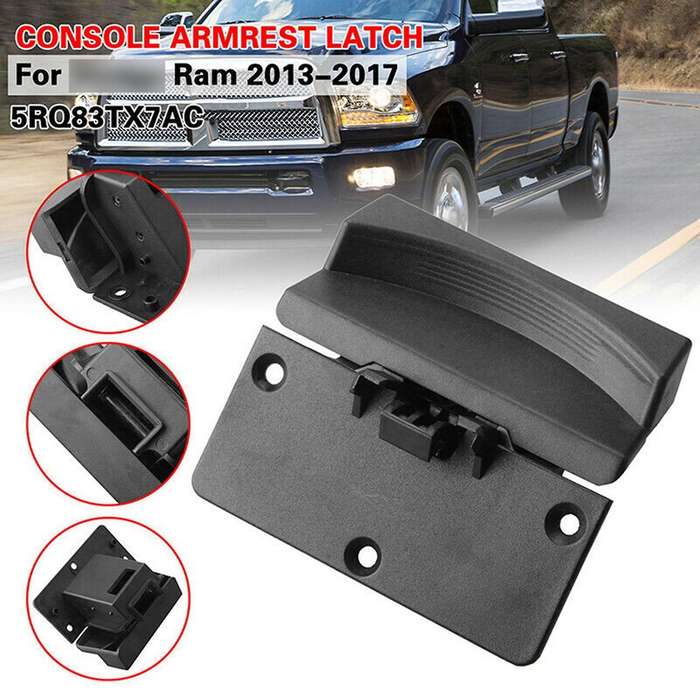 Console Armrest Latch for Dodge Ram 1500 2500 3500 4500 5500 13-17