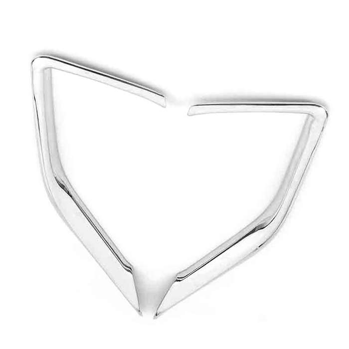 For Mg Zs Suv 2017 2018 Front Fog Light Lamp Trim Cover Frame Strip