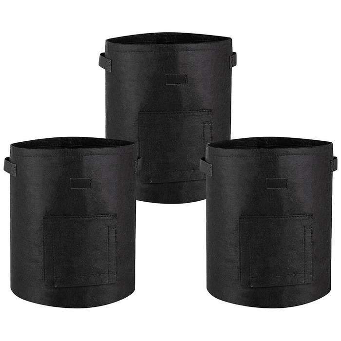 3packs 10 Gallon Plant Grow Bags with Breathable and Two Handles