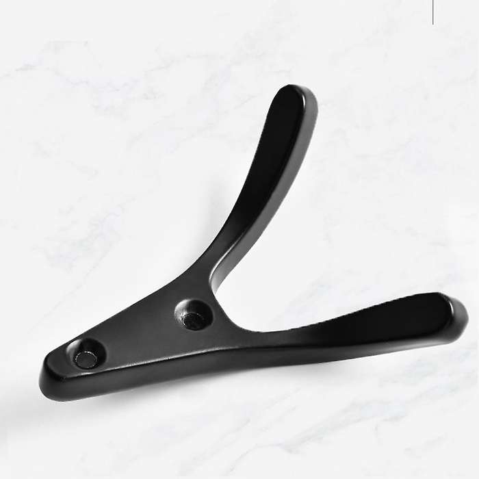 5pcs Double Prong Coat Hooks Wall Mount for Bedroom Fitting Room