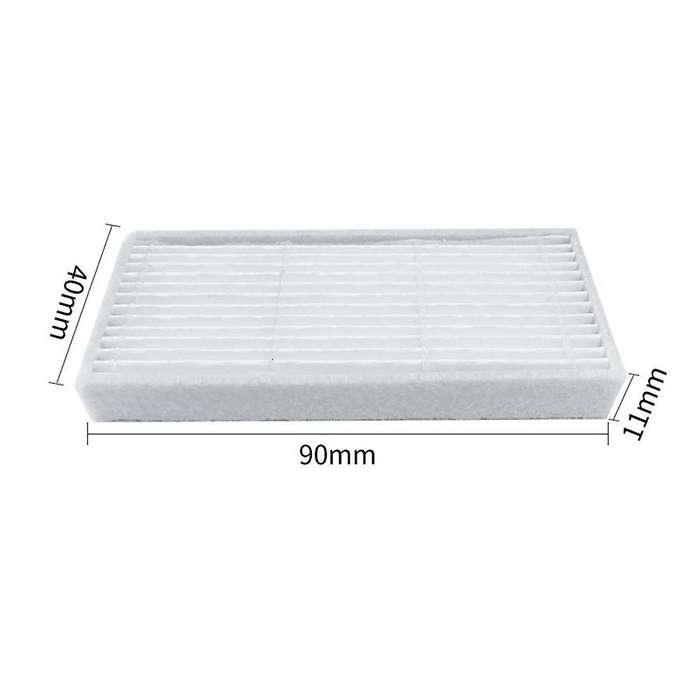 Side Brushes Hepa Filter Mop Cloth for Midea I2 Vcr03 Vacuum Cleaner