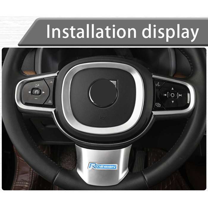 Car Steering Wheel Decorative Frame Abs Chrome Plating for Volvo S60