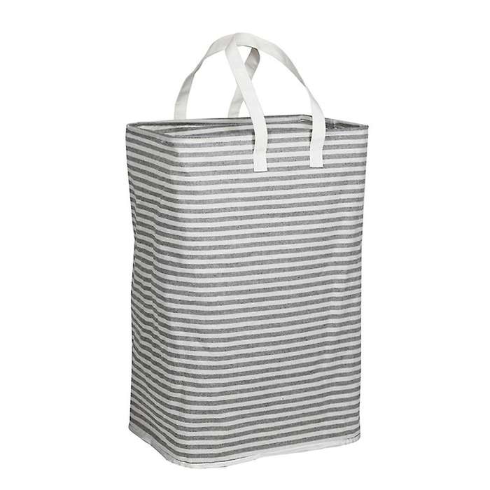 Laundry Baskets, Freestanding Laundry Hamper with Long Gray