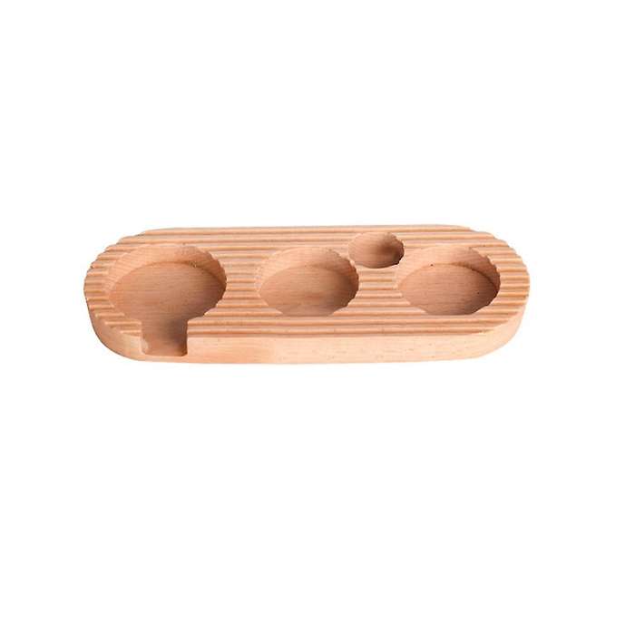 Coffee Press Handle Holder Solid Wood 51/53mm Machine Handle Base
