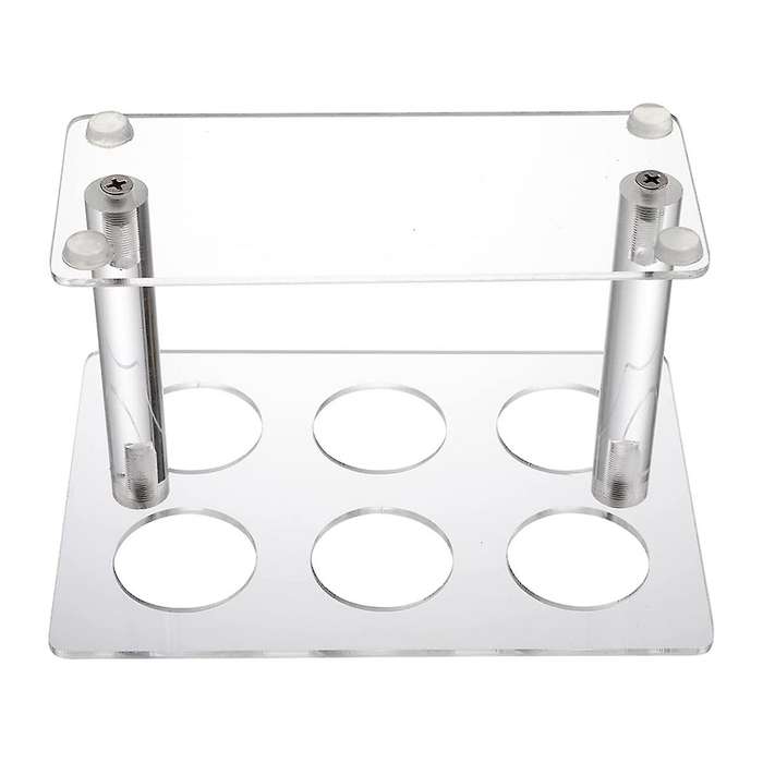 2pcs Cone Holder, Clear Acrylic Ice Cream Cone Holder, (6 Holes)