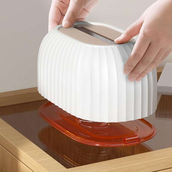 Striped Paper Box Desktop European-style Wet Tissue Box Household, A