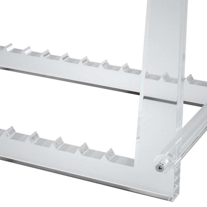 Clear Vinyl Record Stand Holder, Acrylic Vinyl Record Shelf 50 Lps