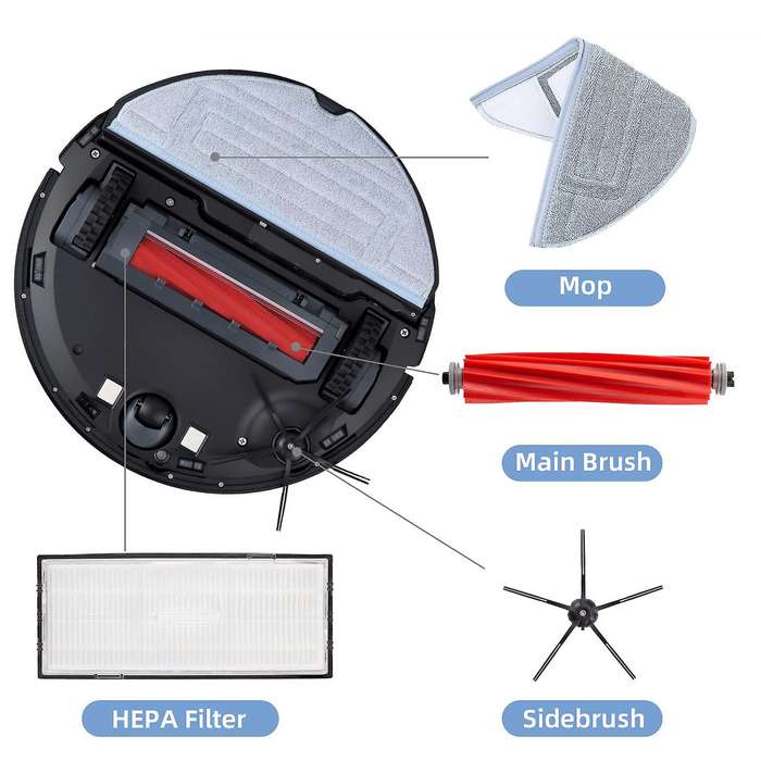 Replacement Parts Kit for Roborock S7 S7+ T7s T7s Plus