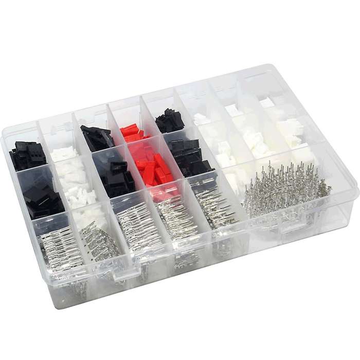 260pcs Male and Female to Plug Jst/mx2.0/sm/dupont Model Terminal