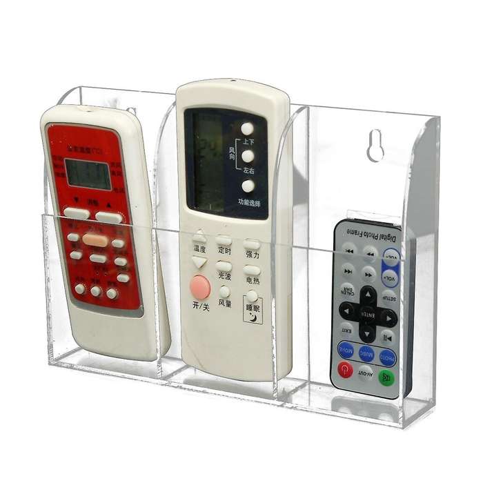 Tv Air Conditioner Remote Control Holder Case Wall Mount(1 Case)