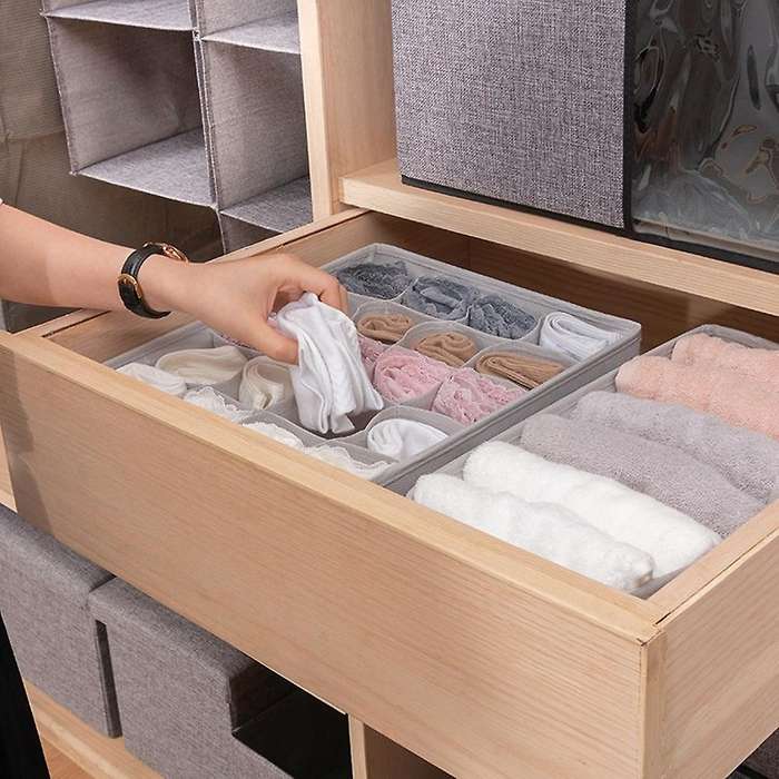 3-pieces Clothes Organisers - Underwear Storage Boxes for Clothes-c