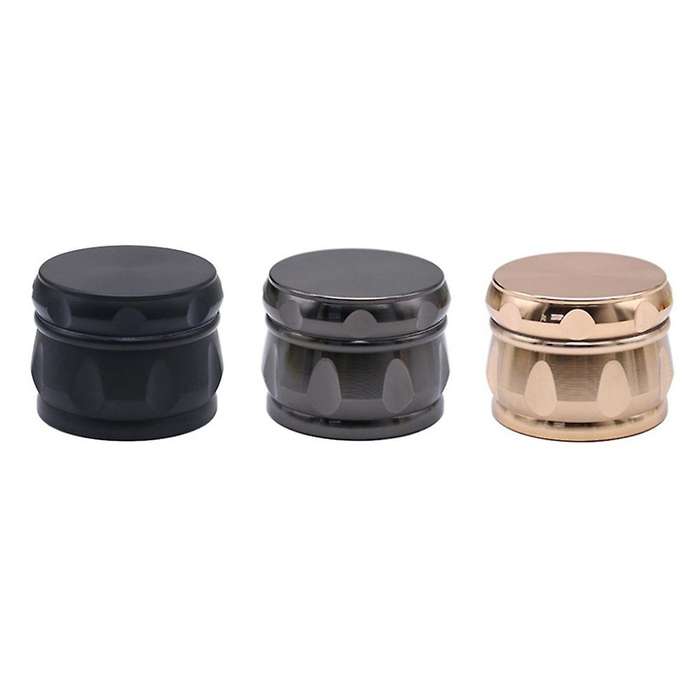 Spice Grinder 4 Layers Grinder 2.5 Inch, Spice Grinder(gun Color)