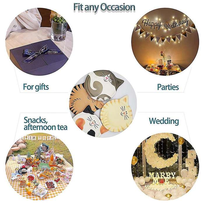 4 Pcs Drink Coaster,water-absorbing Ceramic Coaster,cute Cat Coaster