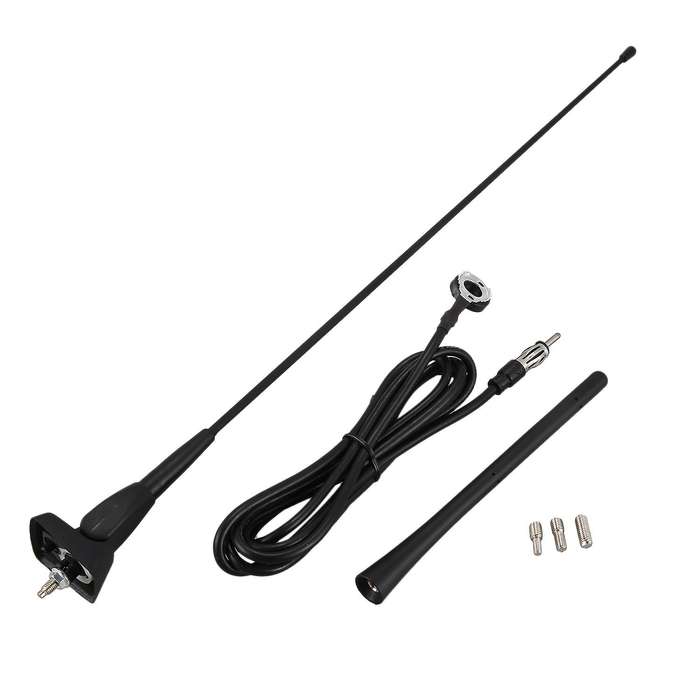 Square Base Roof Antenna and Mount for Peugeot 106 205 206 306 307