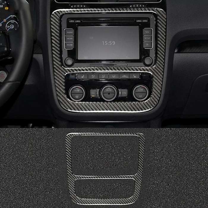 Carbon Fiber Modified Central Navigation Panel Sticker for Scirocco