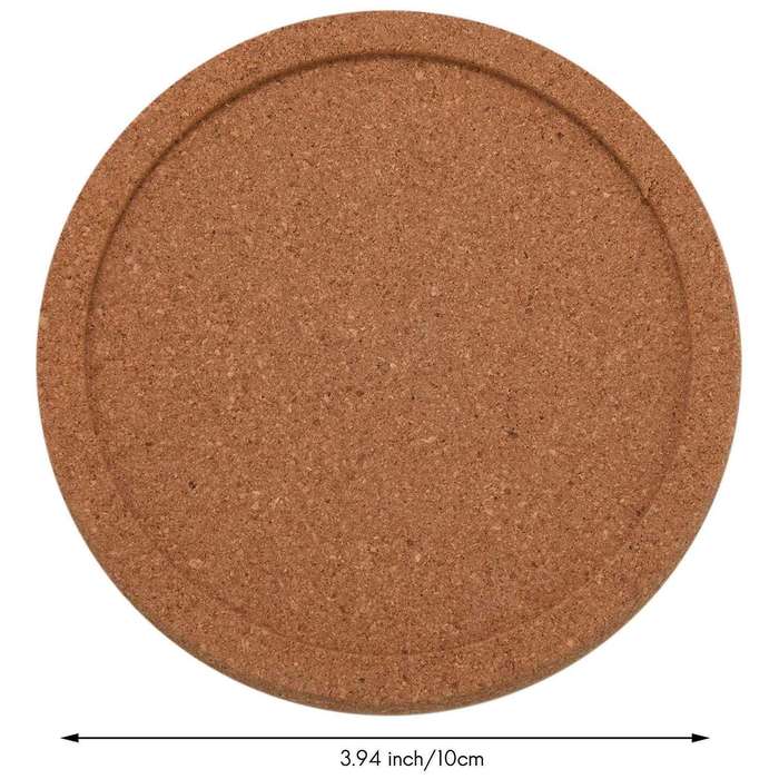 12pcs/lot Plain Round Cork Coasters Set Coffee Cup Mat Drink Tea Pad