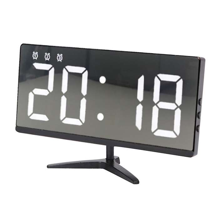 Led Digital Children's Electronic Alarm Clock White Light
