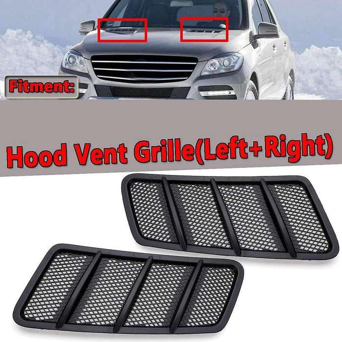 2pcs Car Hood Vent Grille for Mercedes Benz W166 Gl Gl350(left)