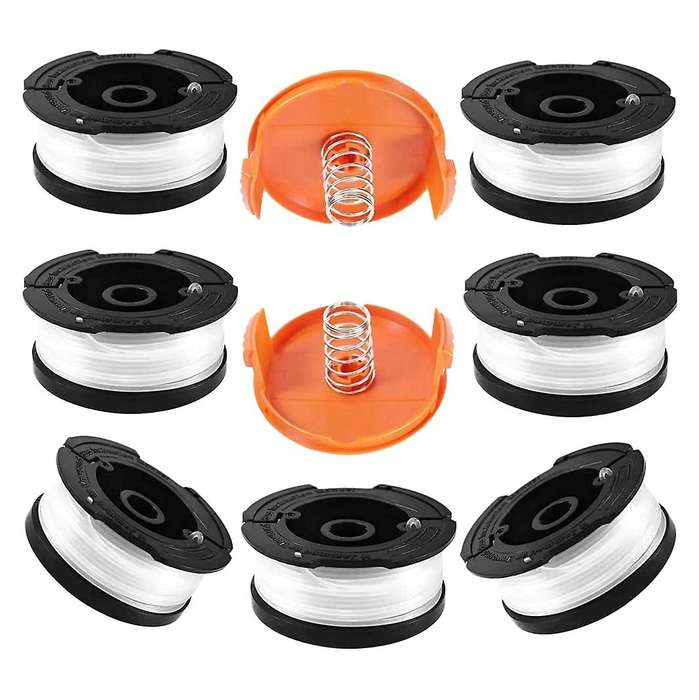 7 Pieces Thread Spools for Black and Grass Trimmer, Diameter 1.65mm