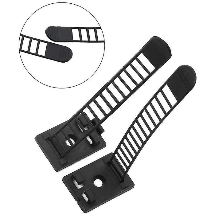 100 Pieces Of Adjustable Cable Clamp Self-adhesive Wire Holder