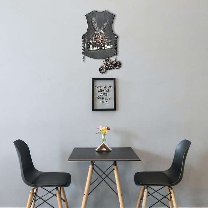 Motorcycle Wall Clock Creative Motorcycle Clock(vest Locomotive)