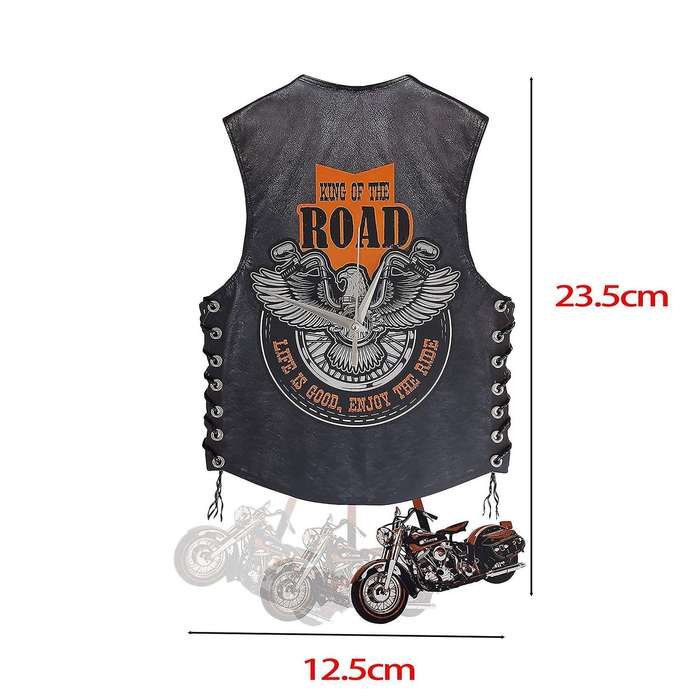 Motorcycle Wall Clock Creative Motorcycle Clock(vest Locomotive)