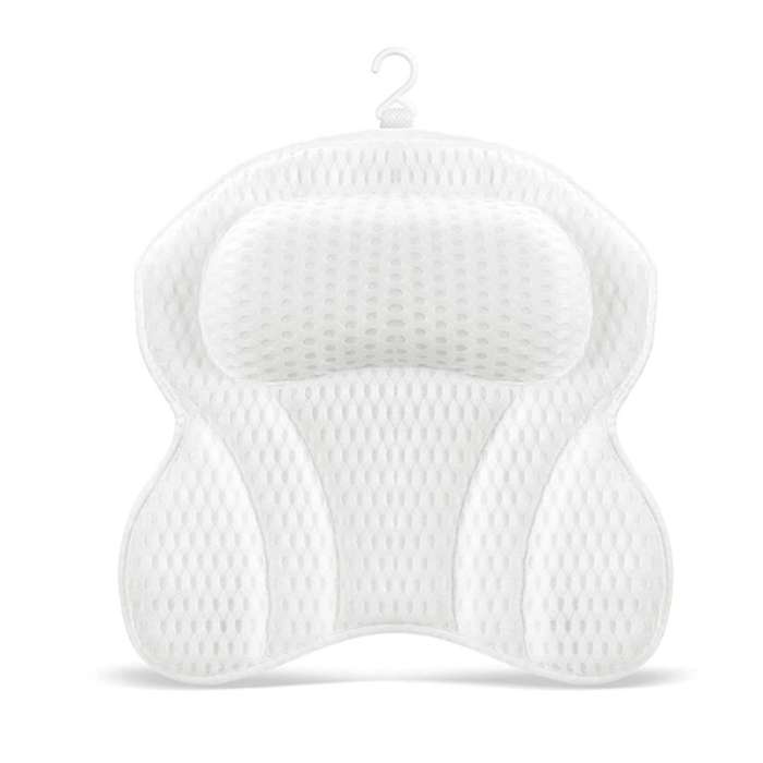 Butterfly Bath Pillow Breathable Bathroom Cushion with Suction Cups,a