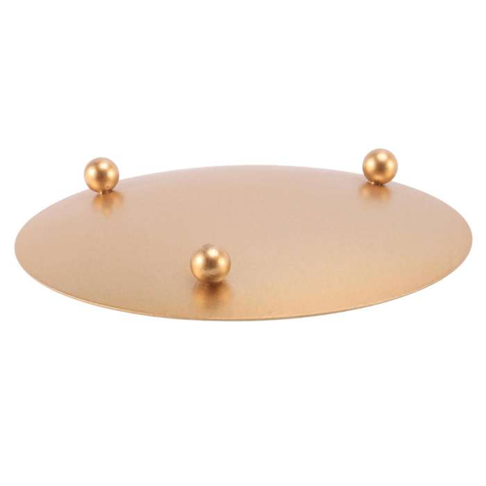 Set Of 6 Iron Pillar Candle Holder Decorative Gold for Wedding Party
