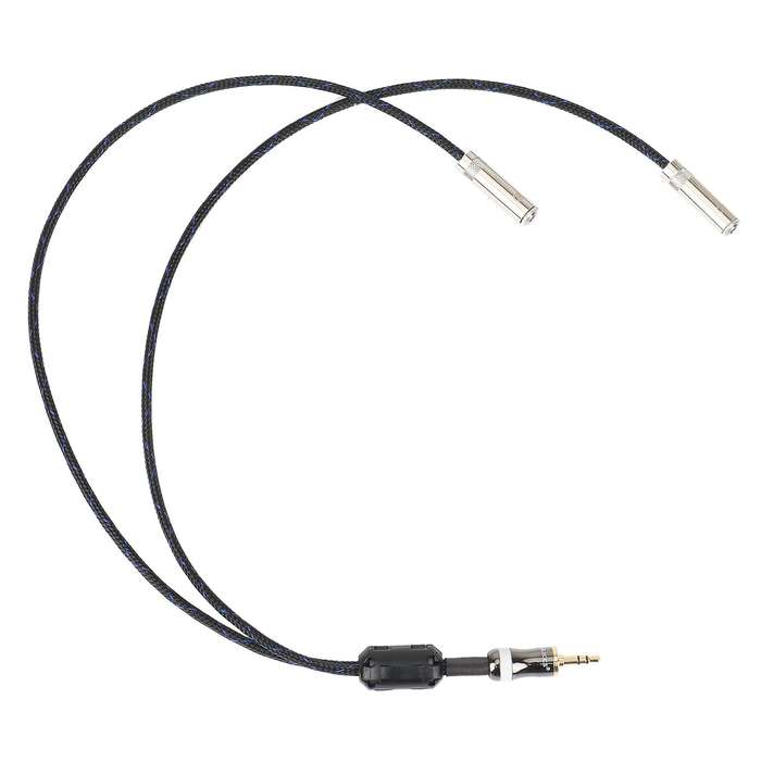 3.5 Y Audio Splitter 3.5mm Male to 2 Port 3.5mm Female Aux 1 to 2